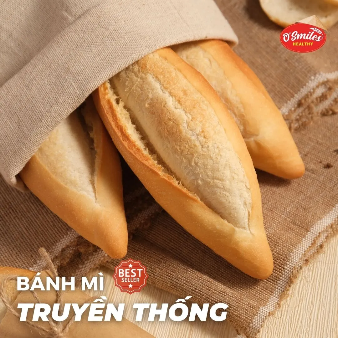 bánh mì truyền thống đông lạnh O’smiles 