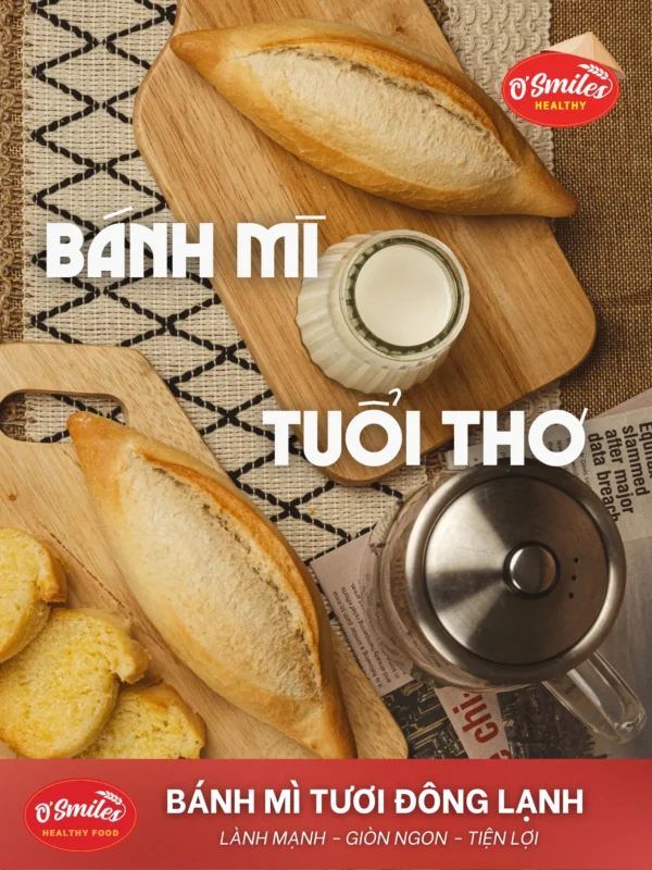 bánh mì tươi đông lạnh osmiles